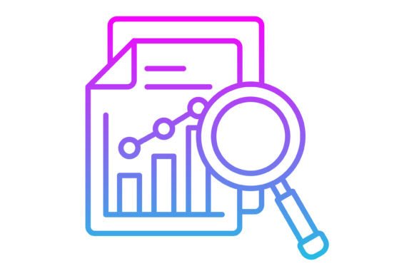 Elevate Your Visuals: The Data Analysis Line Gradient Icon