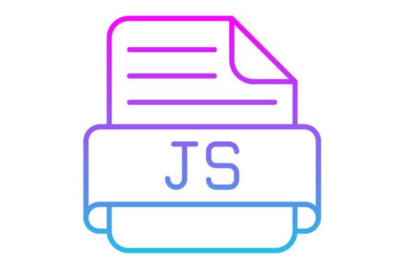 Js File Line Gradient Icon: A Versatile Design Asset