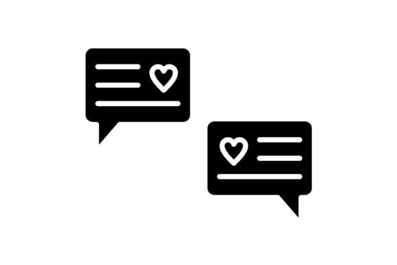 Message Glyph Icon: A Modern Icon for Clear Communication