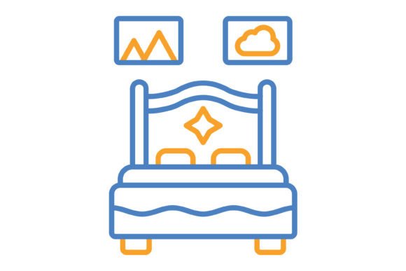 Suite Blue & Orange Line Icon: A Designer's Toolkit for Visual Clarity