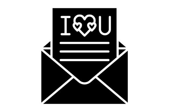 The Love Letter Glyph Icon: Crafting Digital Intimacy