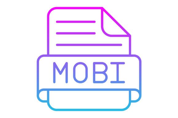 Unlocking Visual Clarity with Mobi File Line Gradient Icon