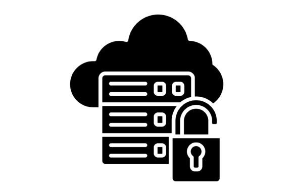 Unsecure Server Glyph Icon: A Visual Cue for Digital Trust
