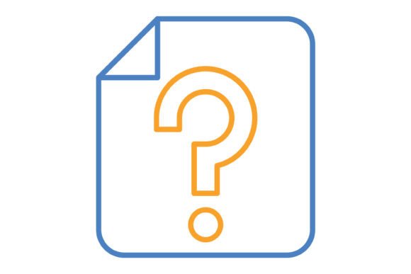 Visual Clarity for Modern Interfaces: The Faq Blue & Orange Line Icon Set